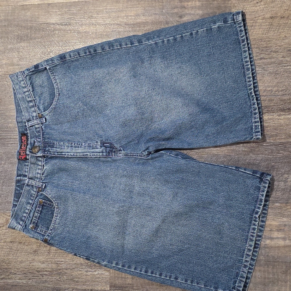 Reflecion Jean Shorts Men's Size 34 Medium Wash Relaxed